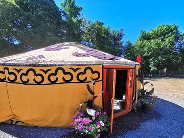 Traditional Mongolian yurt