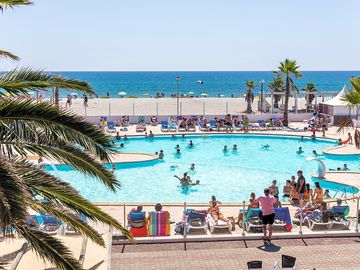 Pool and beach