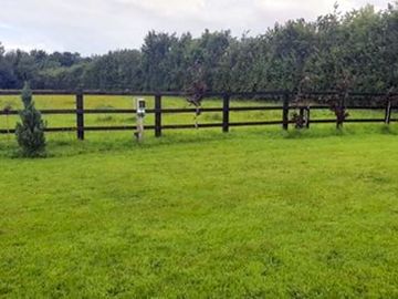View across the pitches