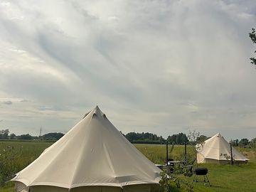 2 bell tents