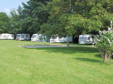 View of the spacious pitches