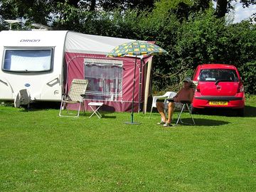 Electric grass touring pitch
