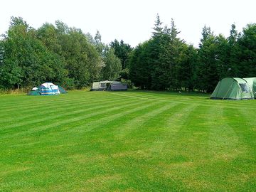 Spacious pitches with no one in front blocking your view