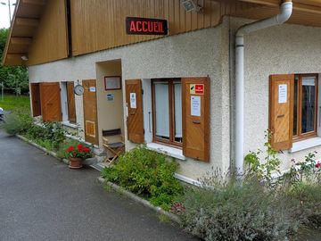 Reception building