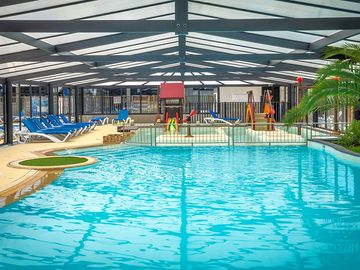 Covered swimming pool