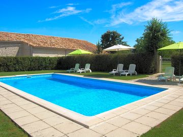 large in-ground swimming pool