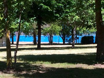 Pitches close to the lake