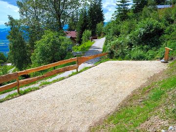 Gravel and hardstanding pitch