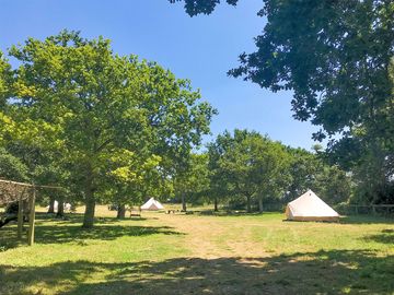 Tent on site