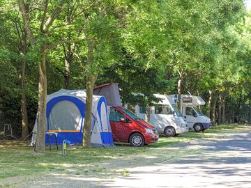 Grass pitches on site