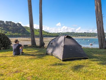 Pitches overlooking the sea