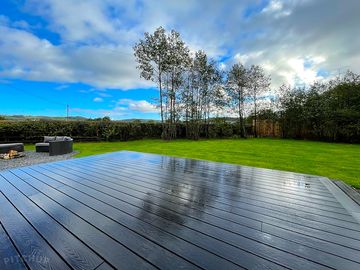 Decking and private garden