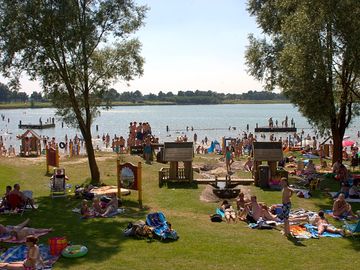 Chill at the beach by the lake