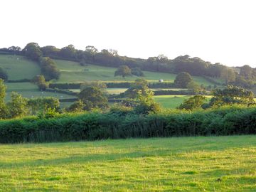 Hill view from the camping field