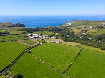 A view of the campsite.