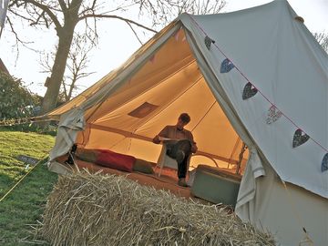 Relax in our bell tent 