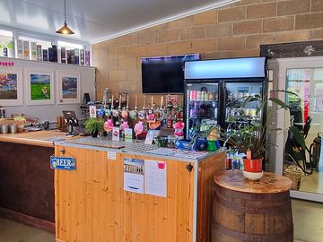 Wildcraft brewery tap room and shop on site.