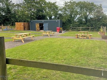 Picnic tables