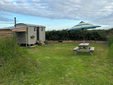 The shepherd's hut pitch