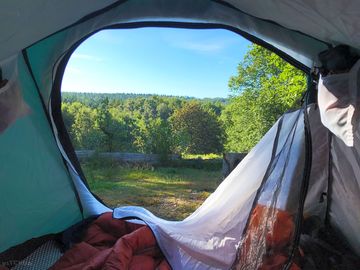 View from tent on Valley View