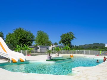 Pool with slides