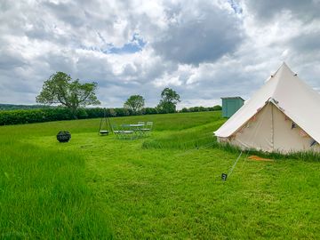 Bell tent exterior