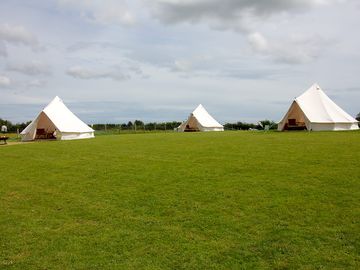 3 of 5 bell tents