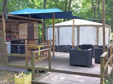 Yurt exterior