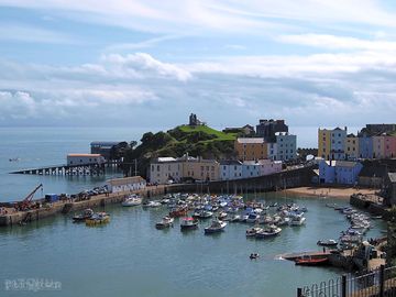 Tenby is a half hour's drive away