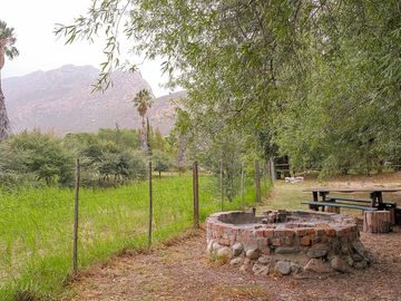 Fire pits and picnic tables supplied