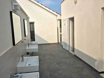 Toilet block