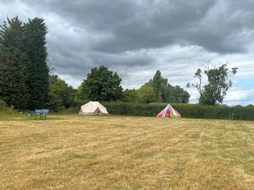 View of tents