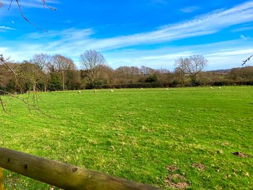 Rural views from the garden