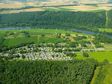 Aerial view of the site