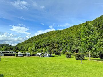 Neatly kept grass pitches