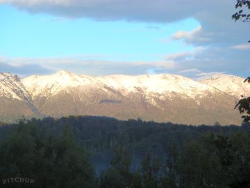 Mountain view from the site