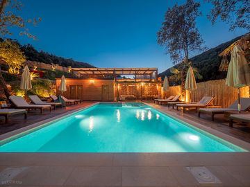 The swimming pool