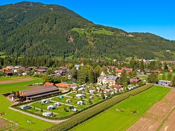Aerial view of the site