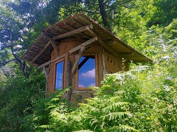 Cabin on a small hillside