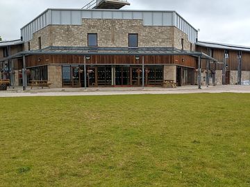 The Mount Cook Centre, with bar and reception just inside