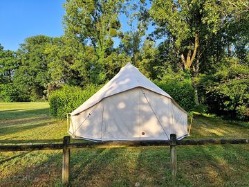 Jack Bell tent exterior