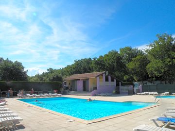 Heated outdoor pool