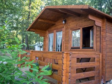 Chalet with private balcony