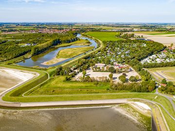 Aerial view of site