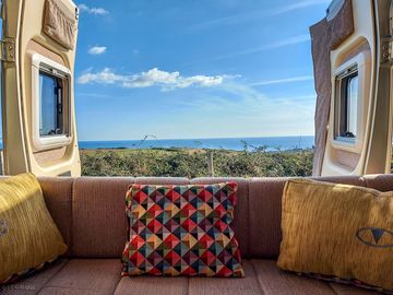 Amazing view from the back of a visitors camper