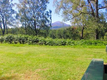 View of ben tee from the quiet tent pitches