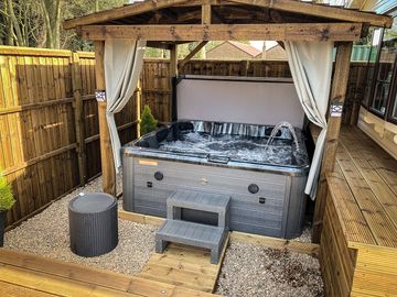 Private hot tub secluded in your very own garden