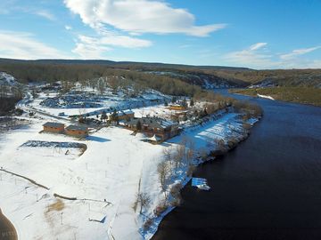 Aerial view of the site