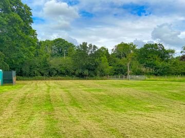 Section of the camping field