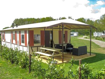 Safari tent exterior